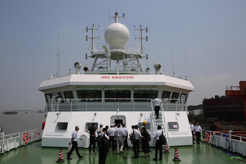 我国最大两艘海洋渔业综合科学调查船正式交付使用